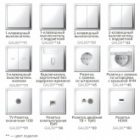 Рамка Systeme Electric ArtGallery Pure 2 поста металл, латунь изображение 11