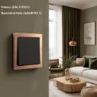 Рамка Systeme Electric ArtGallery Pure 1 пост металл, медь изображение 5