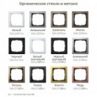 Рамка Systeme Electric ArtGallery Pure 1 пост органическое стекло, алюминий изображение 11