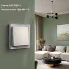 Рамка Systeme Electric ArtGallery Pure 1 пост органическое стекло, алюминий изображение 7