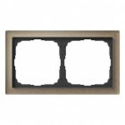Рамка Systeme Electric ArtGallery Pure 2 поста органическое стекло, шампань изображение 2