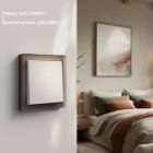Рамка Systeme Electric ArtGallery Pure 1 пост органическое стекло, мокко изображение 6