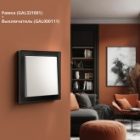 Рамка Systeme Electric ArtGallery Pure 1 пост матовое органическое стекло, черный изображение 7