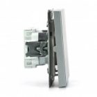 Одноклавишный переключатель Systeme Electric ArtGallery 10A IP44 алюминий изображение 7