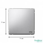 Одноклавишный переключатель Systeme Electric ArtGallery 10A IP44 алюминий изображение 3