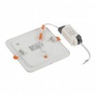 Светильник светодиодный квадратный ЭРА LED 2-9-6K LED 9W 6500K 220V d135 D145 (5055398673775) изображение 4