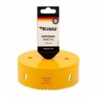 Коронка биметаллическая Kranz Bimetal 140 мм для металла, пластика, дерева, гипсокартона изображение 3
