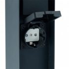 Розетка уличная Feron TM200 2х2P+E 16A IP44 70х70х300мм, черный изображение 6