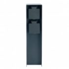 Розетка уличная Feron TM200 2х2P+E 16A IP44 70х70х300мм, черный изображение 2