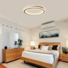 Светильник светодиодный управляемый накладной Feron AL5800 RING тарелка 80W 3000K-6500K черный изображение 6