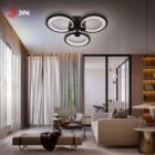 Светильник потолочный светодиодный ЭРА Модерн Odry CLL-1 46W 3000-6500K RC черный с ДУ изображение 16