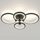 Светильник потолочный светодиодный ЭРА Модерн Odry CLL-1 78W 3000-6500K RC черный с ДУ изображение 2
