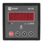 Амперметр цифровой на панель EKF однофазный 0,05-5А АС 0,5 72х72х80мм изображение 2