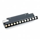 Светильник светодиодный трековый низковольтный Feron MGN301 12W 2700K 1080Lm 30 градусов, черный изображение 5