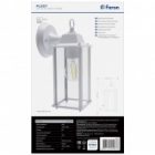 Светильник садово-парковый Санторини Feron PL201 60W E27 230V IP44 белый 117х150х285мм изображение 6