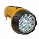 Фонарь Feron TH2295 (TH93C) ручной аккумуляторный 15LED DC желтый 185x97x100mm изображение 3