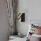 Светильник настенный Feron ML1880 35W 230V GU10 золото и черный, алюминий, IP20 55x55x140mm изображение 8