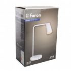 Светильник настольный Feron DE185 под лампу GU10 max 35W 230V белый изображение 8