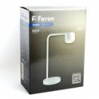 Светильник настольный Feron DE365 под лампу GX53 max 12W 230V белый изображение 7