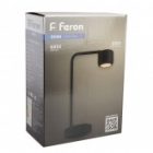 Светильник настольный Feron DE365 под лампу GX53 max 12W 230V черный изображение 2
