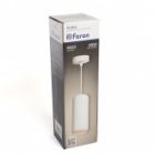 Светильник потолочный на подвесе Feron HL3658 GX53 max 12W 230V белый D80*H220 изображение 9
