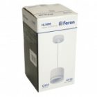 Светильник потолочный на подвесе Feron HL3698 GX53 max 12W 230V белый D85*H75 изображение 15