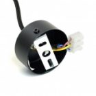 Светильник потолочный на подвесе Feron ML1841 MR16 max 35W 230V GU10 черный, золото D54*H160 изображение 8