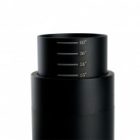 Трековый светодиодный светильник AL137 20W 4000K 1400Lm изменяемый угол 15-60° однофазный, черный изображение 11