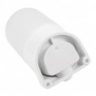 Светильник накладной наклонный для бани и сауны Feron НББ 01-60-102 max 60W E27 IP65 керамика, белый изображение 4