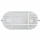 Светильник накладной Feron НБП 04-60-002 max 60W E27 IP54  с решеткой, алюминий, белый 212x105x85mm изображение 3