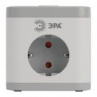 Удлинитель электрический ЭРА CUBE-3es-1,5m-4USB-W куб с заземлением/выключателем 3 розетки+4xUSB A+C изображение 4