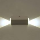 Светодиодный настенный светильник Feron AL52 MINI 2x1W 4000K 170Lm белый 25x25x82mm изображение 6