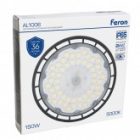 Светильник складской Feron AL1006 2835 SMD 100W 5000K AC230V 12000Lm 90° IP65 черный 230x33mm изображение 12