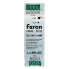 Блок питания Feron LB008 на DIN-рейку 120W 24V IP20 для светодиодной ленты 40x125.2x113.5mm изображение 6