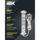 Удлинитель ИЭК Comfort У04К 4 мест 4х2P+PE заземление шторки 16А USB A+C 20Вт 1,5м 3х1,5мм2 белый изображение 8