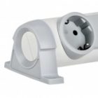 Удлинитель ИЭК Comfort У06К 6 мест 6х2P+PE заземление шторки 16А USB A+C 20Вт 1,5м 3х1,5мм2 белый изображение 2