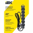 Удлинитель ИЭК Standard У06 6х2P+PE 6 розеток с заземлением 1,5м 3х1,5мм2 16А/250В черный изображение 8