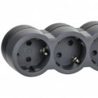 Удлинитель ИЭК Standard У06 6х2P+PE 6 розеток с заземлением 5м 3х1,5мм2 16А/250В черный изображение 4