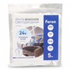 Светодиодная COB лента Feron LS536 720SMD(2110) 10W/м 6500К 24V freecut IP20 5000x8x1.8mm изображение 8