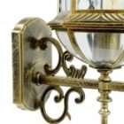 Светильник садово-парковый Витраж Feron PL130 E27 205х230х510мм черное золото (на стену вверх) изображение 8