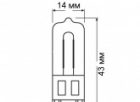 Лампа галогенная капсульная Osram 66748 ECO Halopin 48W(60W) 220V G9 изображение 2