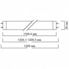 Люминесцентная линейная лампа T8 F 36W Foodstar Fresh 6400K G13 для овощей, фруктов, рыбы 1200mm изображение 2