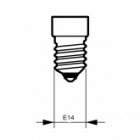 Лампа свеча мерцающий огонь Foton DECOR FLICKER CA32 3W CL E14 230V прозрачная изображение 3
