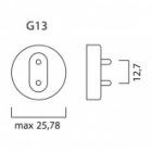 Лампа в ловушки для насекомых Sylvania F15W T8 BL368 G13, 437 mm сушка гель-лака-полимер изображение 3