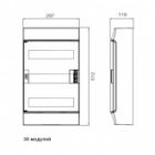 Шкаф настенный ABB Mistral41 36М (3x12) зеленая дверь без клеммного блока 41P12X32 изображение 2
