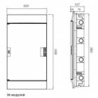 Шкаф в нишу ABB Mistral41 36М (3x12) зеленая дверь без клеммного блока 41A12X32 изображение 2