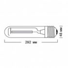 Лампа натриевая высокого давления Sylvania SHP-T 400W E40 изображение 2