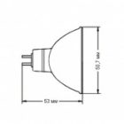 Лампа галогенная BLV Highline Silver 50W 35° 220V GU10 отражатель silver/серебристый изображение 2
