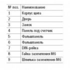 Щит металлический ИЭК ЩУРв-1/12зо-1 36 УХЛ3 IP31 на 1-фазный счетчик и 12 модулей встраиваемый изображение 4