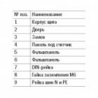 Щит металлический ИЭК ЩУРн-3/12з-0 74 У2 IP54 на 3-фазный счетчик и 12 модулей навесной изображение 4